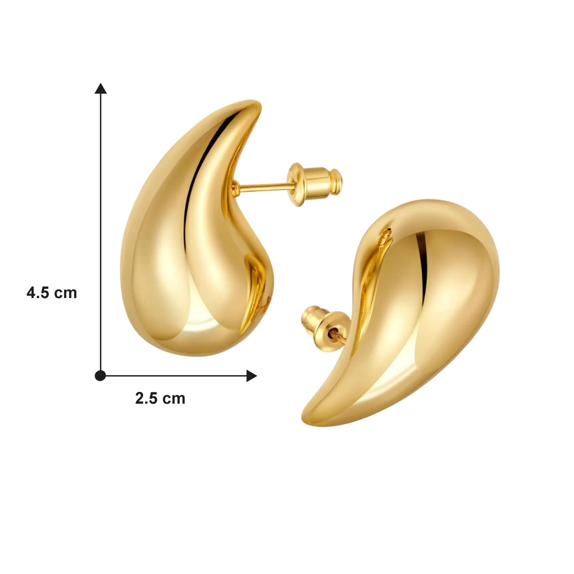 ARETES GOTAS GRANDES