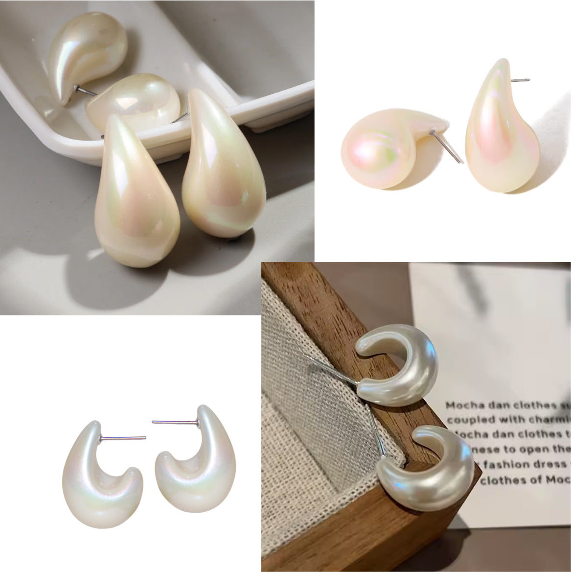 ARETE GOTA APERLADA GRANDE